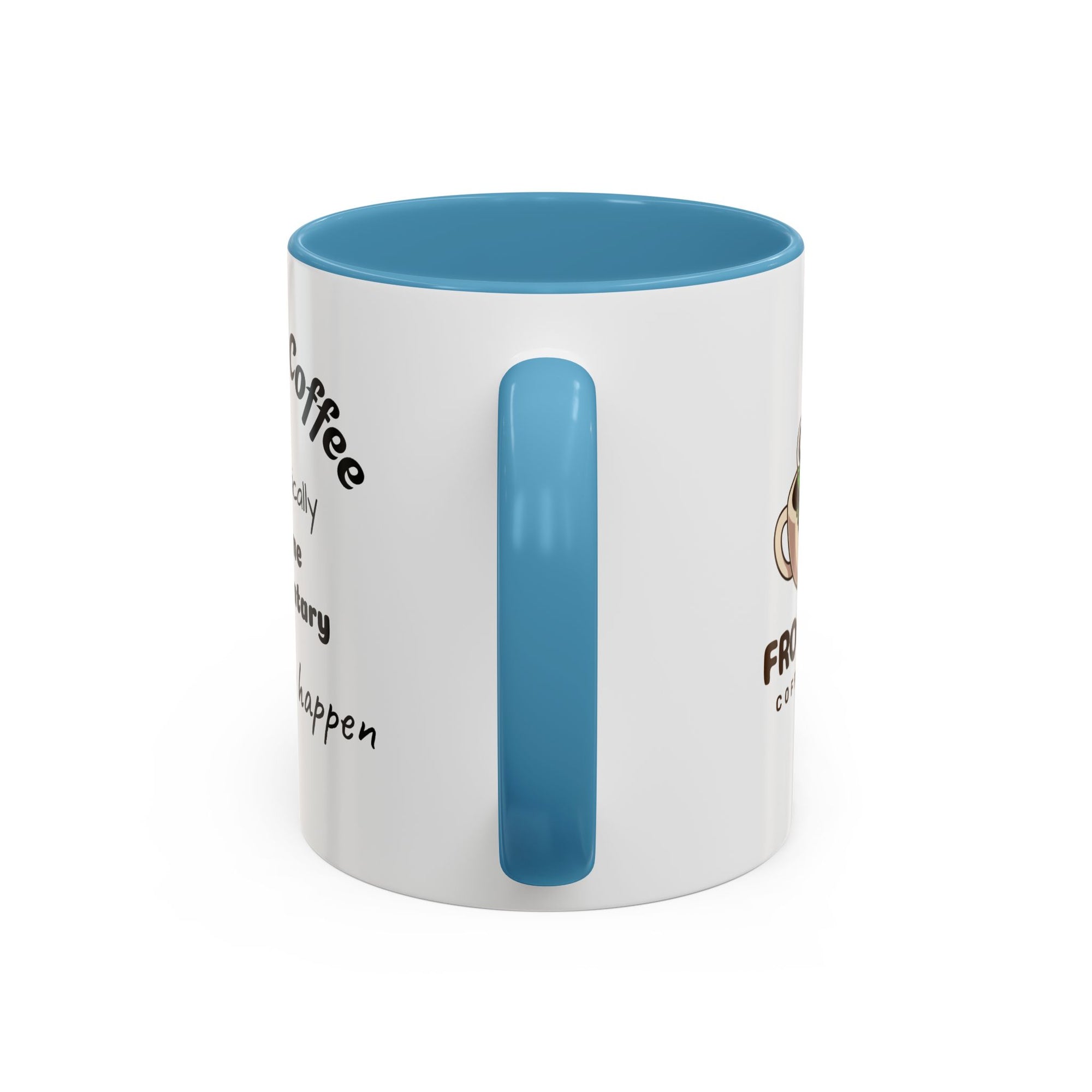 Coffee Lover's Accent Mug, Funny Mug for Coffee Enthusiasts, Gift for Coffee Addicts, Unique Office Mug, Crime Documentary Theme
