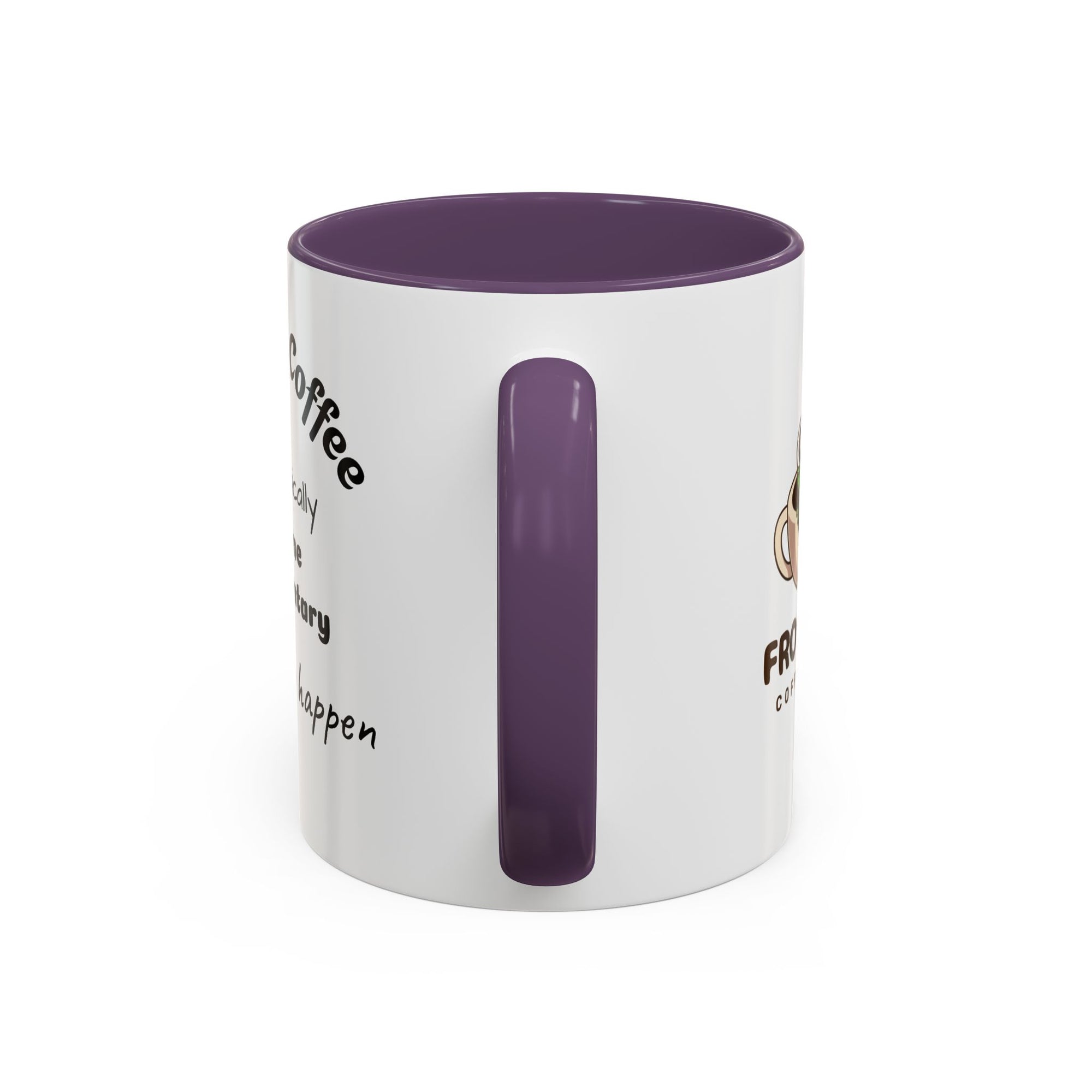 Coffee Lover's Accent Mug, Funny Mug for Coffee Enthusiasts, Gift for Coffee Addicts, Unique Office Mug, Crime Documentary Theme