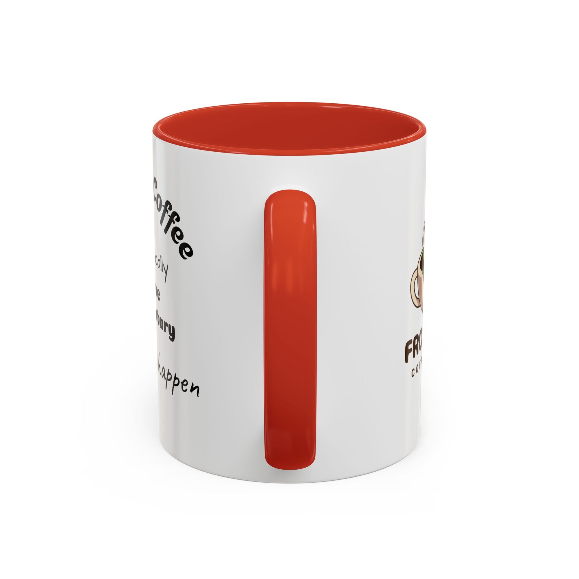 Coffee Lover's Accent Mug, Funny Mug for Coffee Enthusiasts, Gift for Coffee Addicts, Unique Office Mug, Crime Documentary Theme