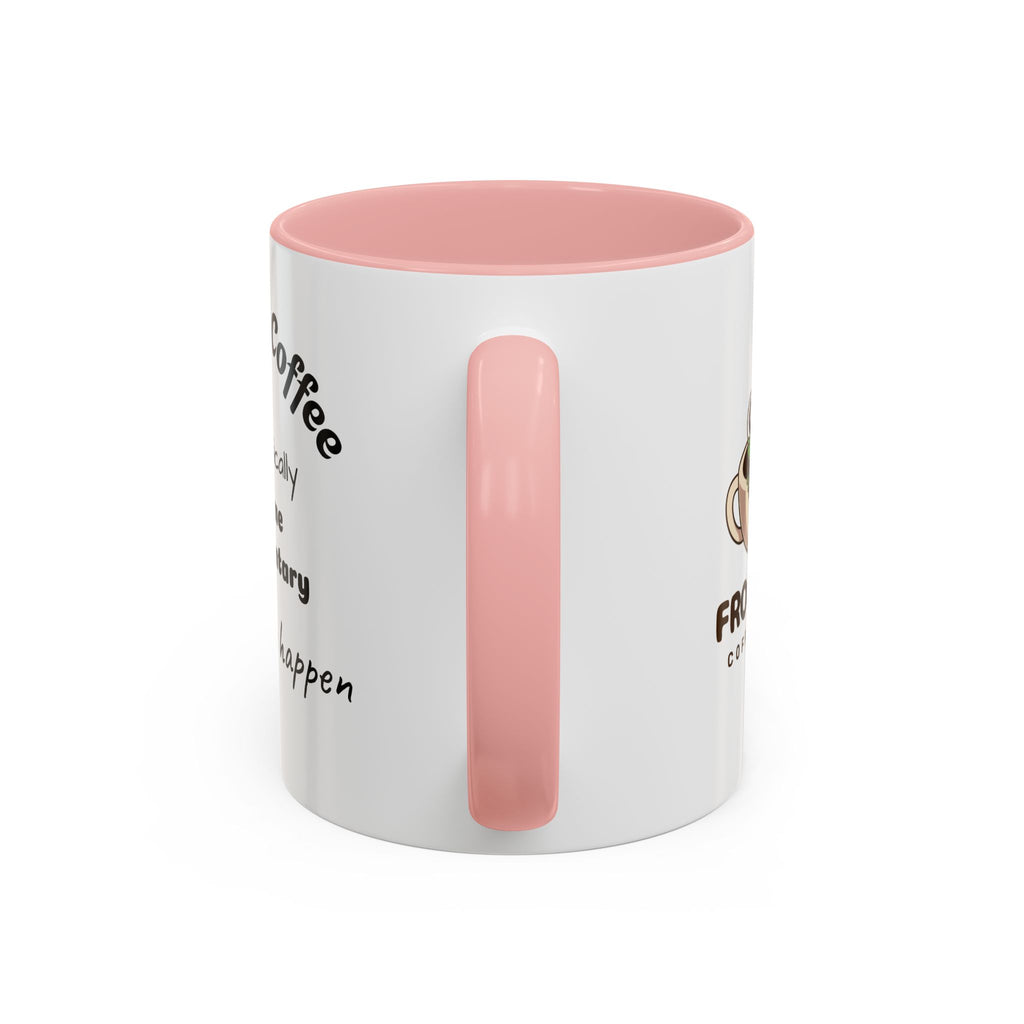 Coffee Lover's Accent Mug, Funny Mug for Coffee Enthusiasts, Gift for Coffee Addicts, Unique Office Mug, Crime Documentary Theme