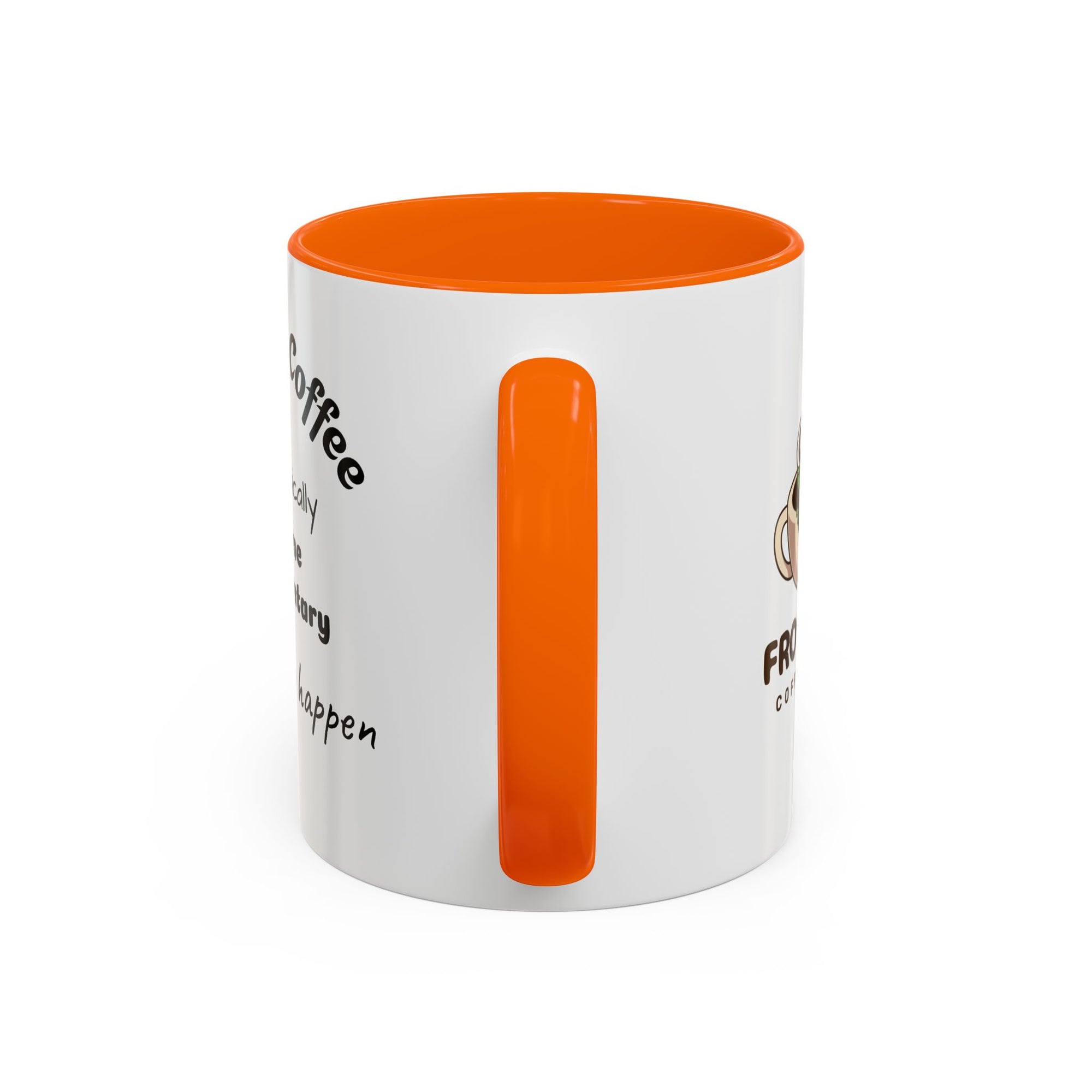 Coffee Lover's Accent Mug, Funny Mug for Coffee Enthusiasts, Gift for Coffee Addicts, Unique Office Mug, Crime Documentary Theme