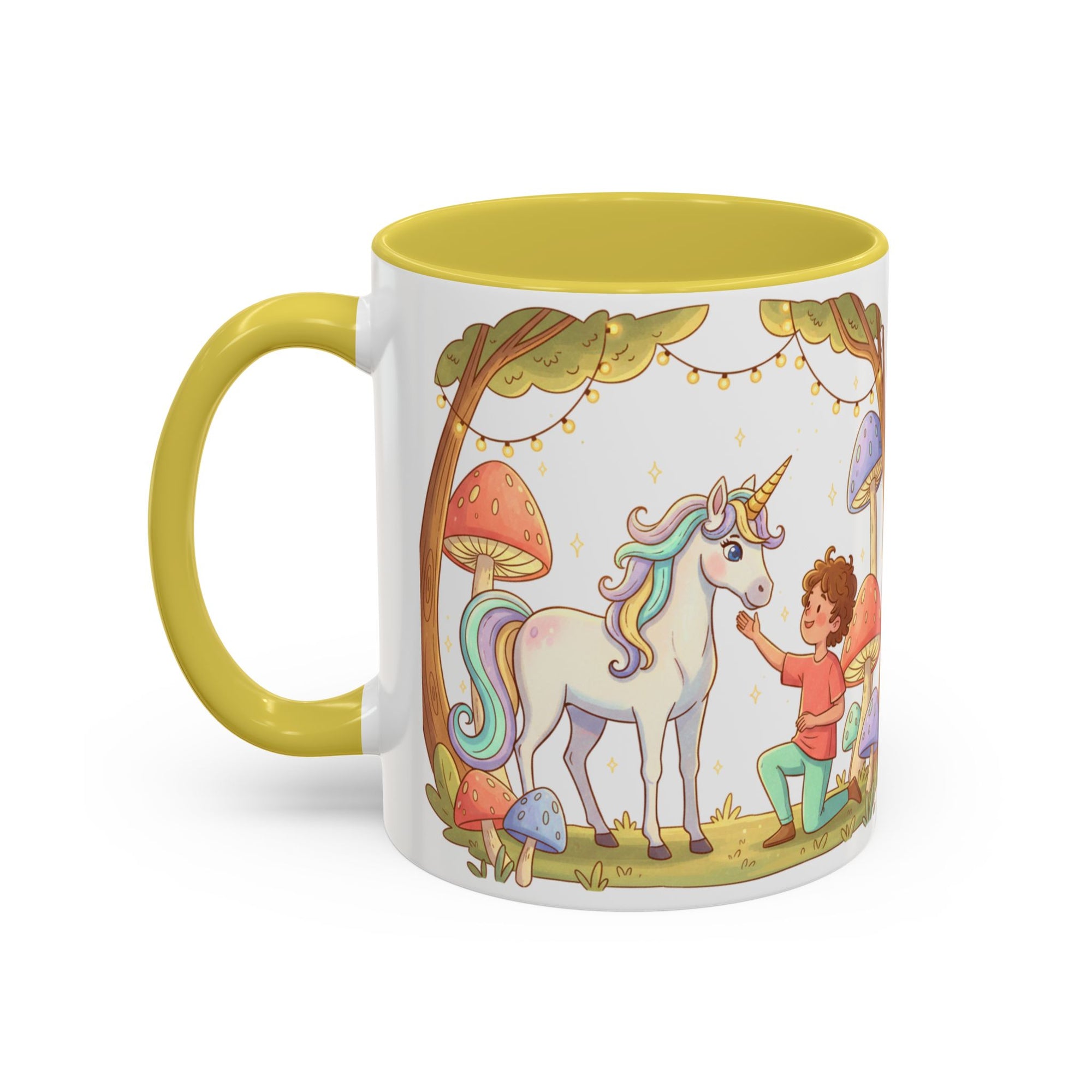 Unicorn Garden Mug — Colorful Fantasy Coffee Cup (11oz & 15oz) | Free USA Shipping