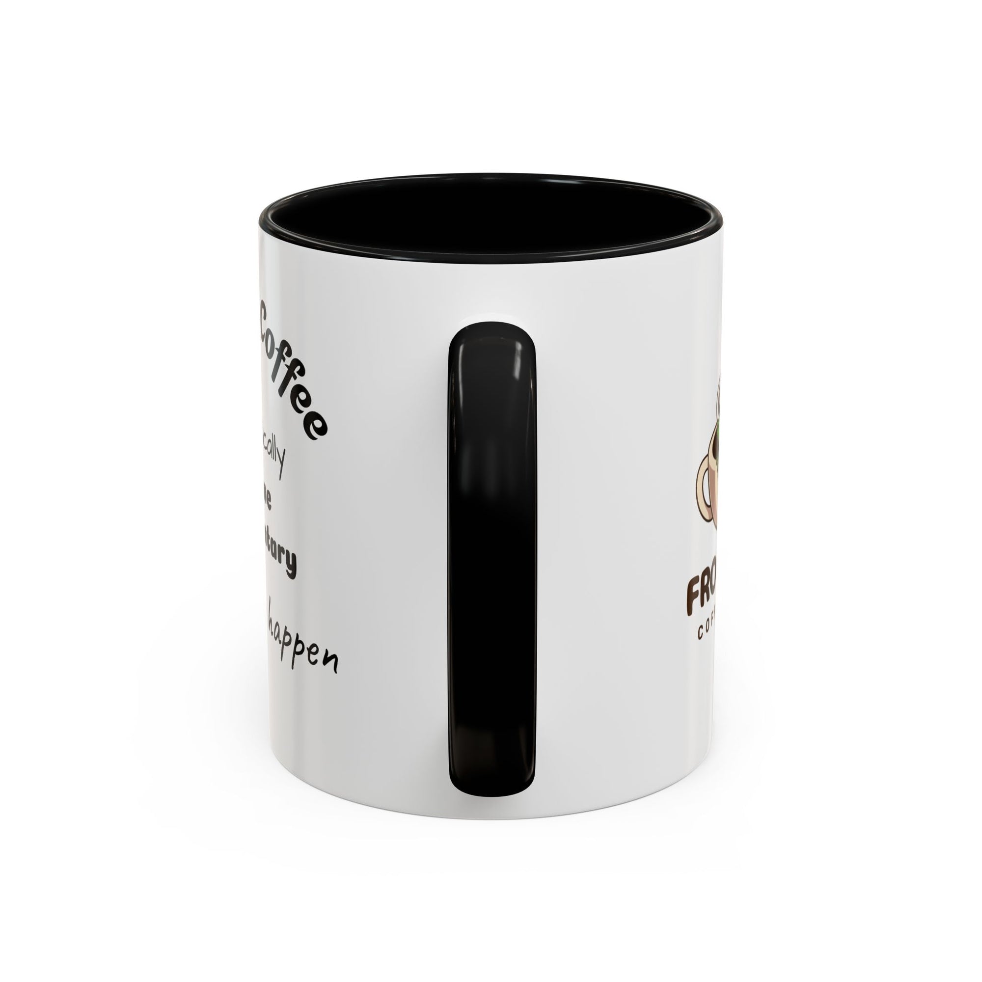 Coffee Lover's Accent Mug, Funny Mug for Coffee Enthusiasts, Gift for Coffee Addicts, Unique Office Mug, Crime Documentary Theme