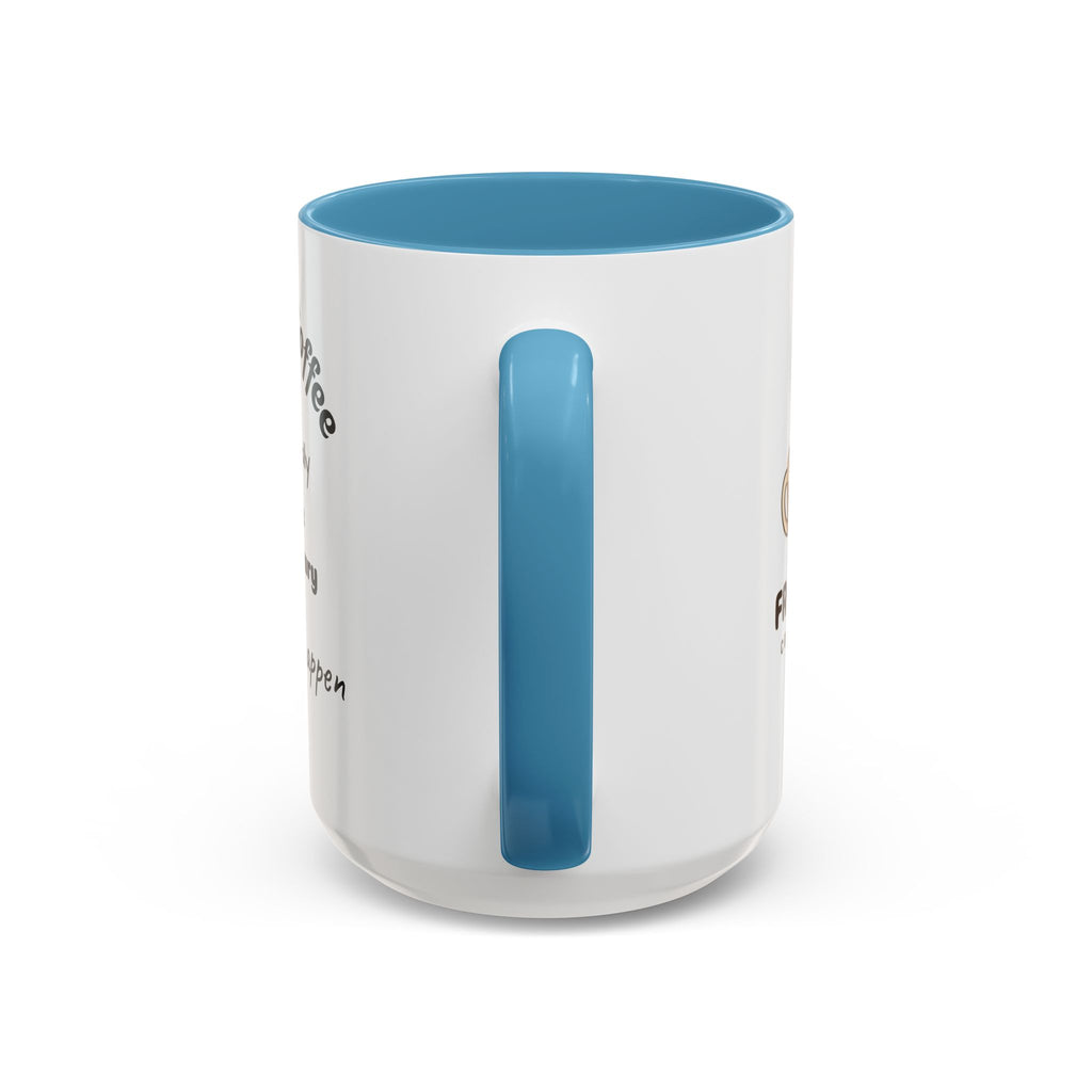 Coffee Lover's Accent Mug, Funny Mug for Coffee Enthusiasts, Gift for Coffee Addicts, Unique Office Mug, Crime Documentary Theme