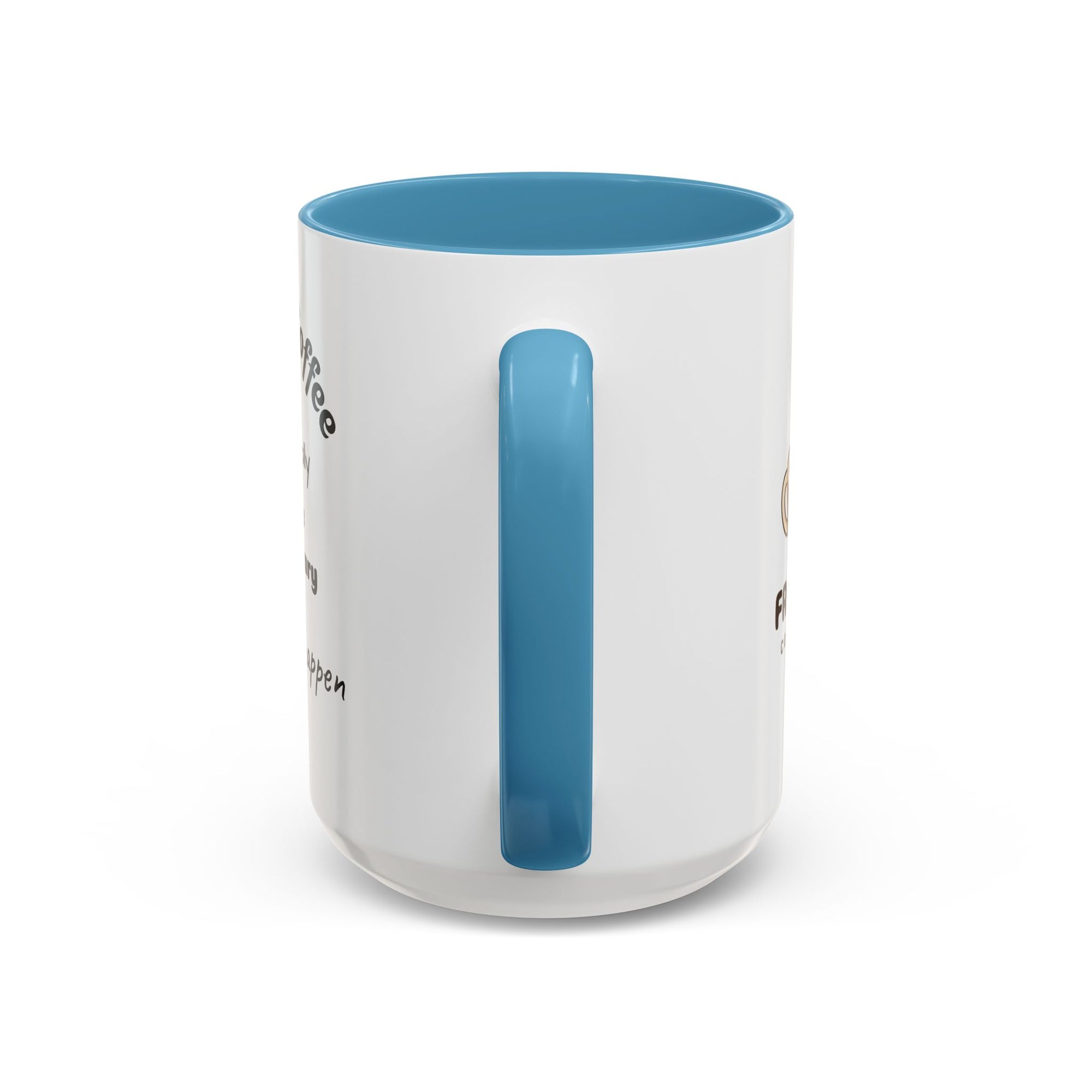 Coffee Lover's Accent Mug, Funny Mug for Coffee Enthusiasts, Gift for Coffee Addicts, Unique Office Mug, Crime Documentary Theme