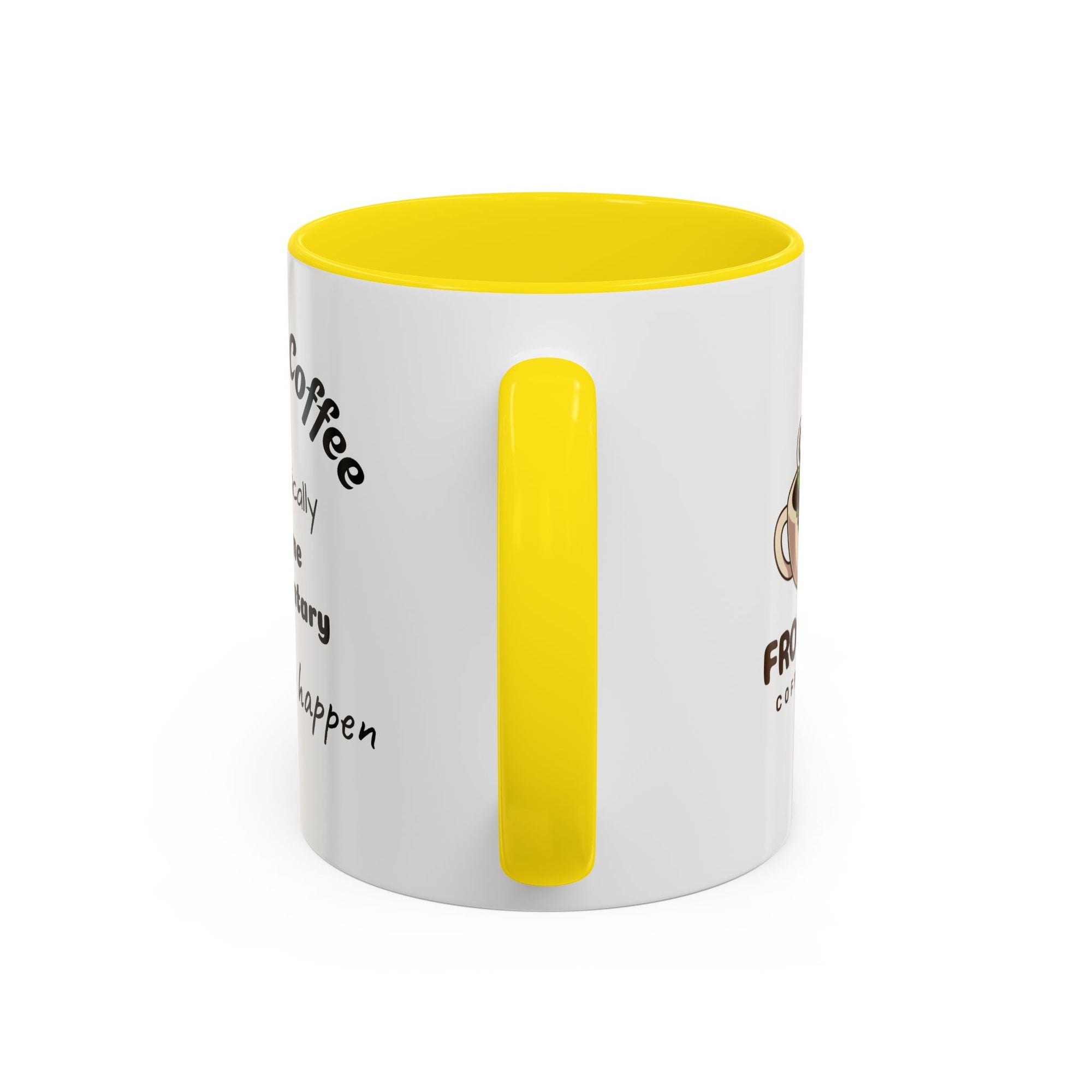 Coffee Lover's Accent Mug, Funny Mug for Coffee Enthusiasts, Gift for Coffee Addicts, Unique Office Mug, Crime Documentary Theme